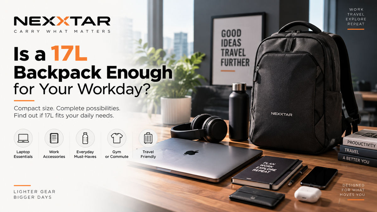 Is a 17L Backpack Enough for Your Workday