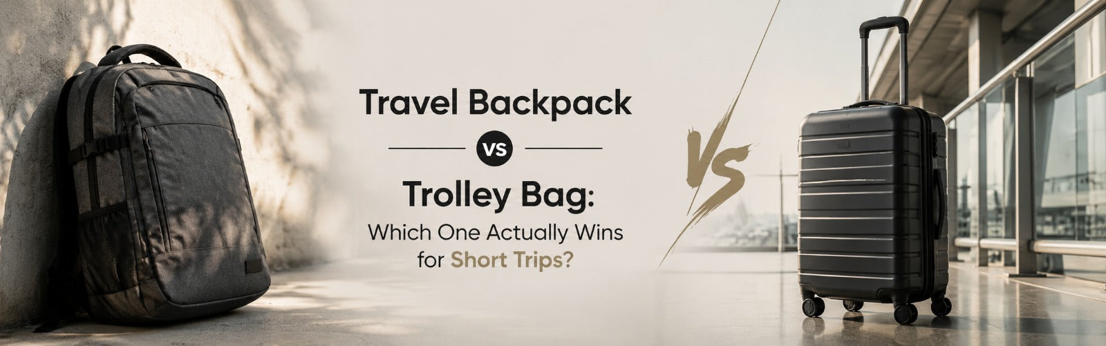 Travel Backpack vs Trolley Bag: Which One Actually Wins for Short Trips?